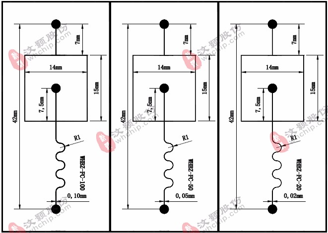 PDMS square microfluidic chip