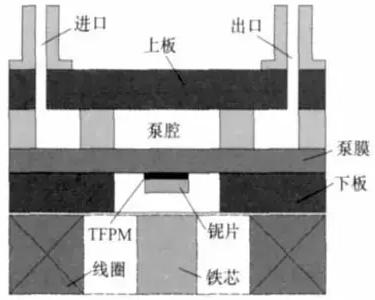 無閥電磁驅(qū)動(dòng)微泵
