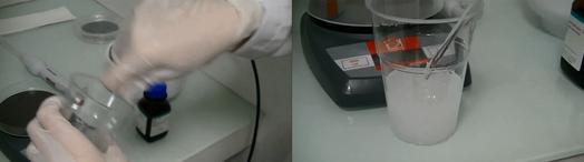 PDMS復制：PDMS和固化劑的比例與混合