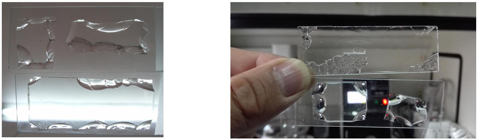 普特勒小型真空等離子表面處理系統PDMS 與載玻片鍵合效果