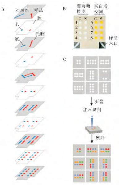 圖43D紙芯片示意圖 圖43D紙芯片示意圖